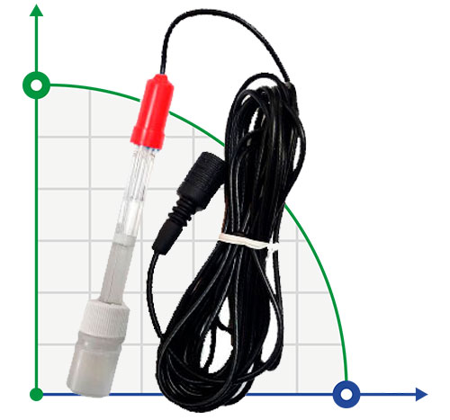 Электрод уровня Rx (ОВП) с кабелем, стекло